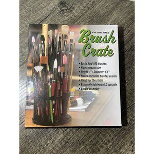 Brush Crate Multi Bin Organizer Paint Artist Holder Pen Pencil 49 openings